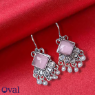 Pracheen Kundan Oxidized Hook Earrings (2)